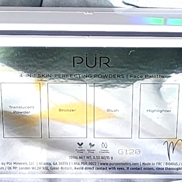 PUR 4 in 1 Perfecting Face Palette in Dark Deep NEW - Picture 9 of 13